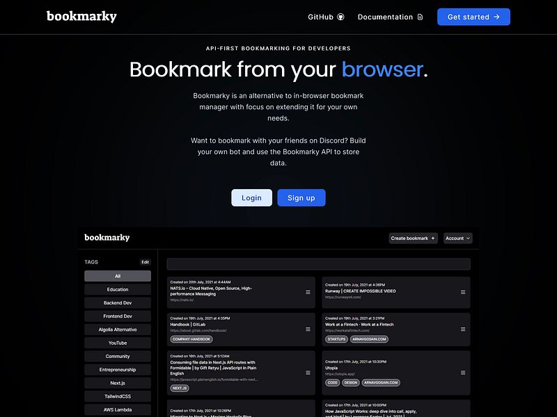 Bookmarky