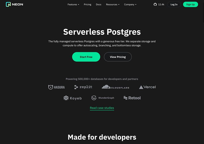 Neon Database: Open source serverless Postgres as a Service | BetaList