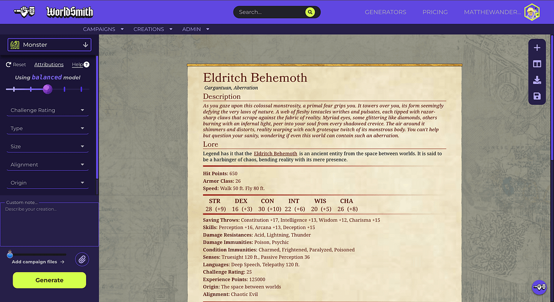 WorldSmith: Save hours of prep for D&D and other tabletop | BetaList