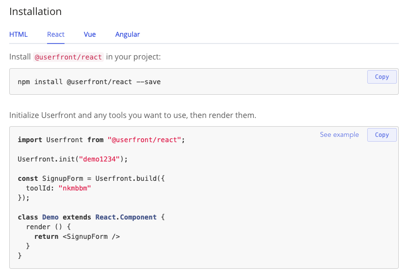 Userfront