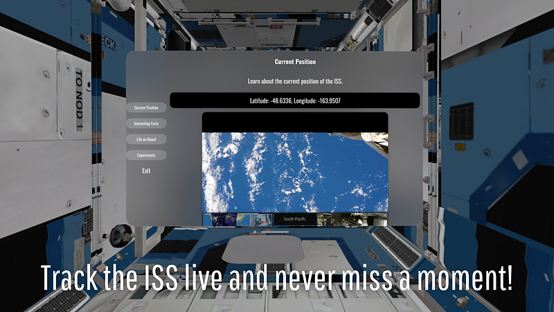 Screenshot of Spacewalk: ISS Tracker