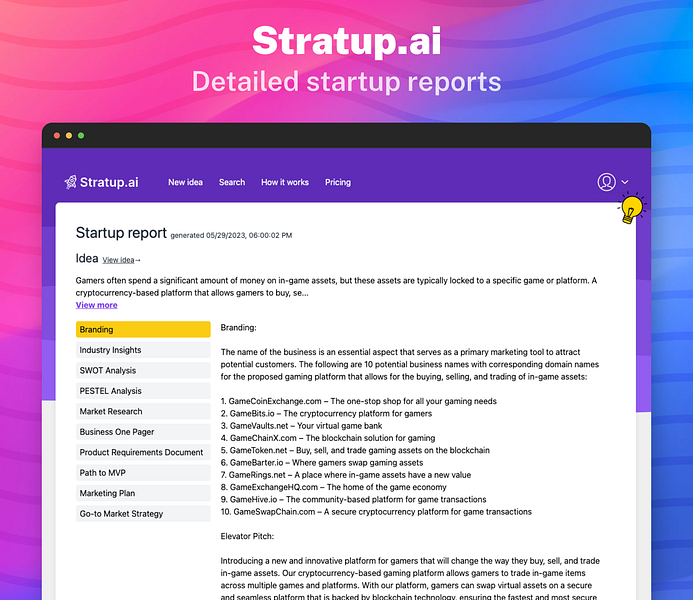 Stratup.ai