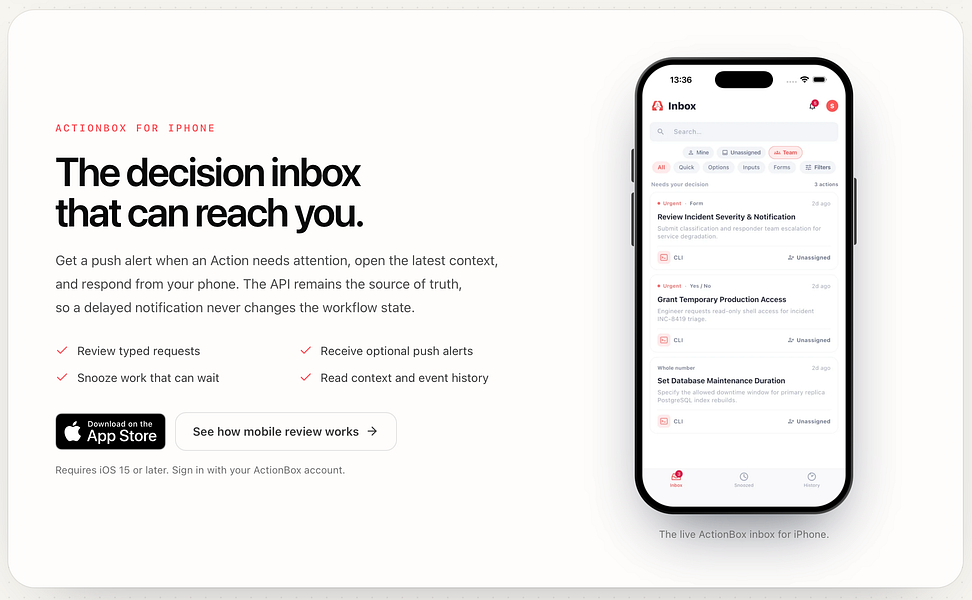 Actionbox