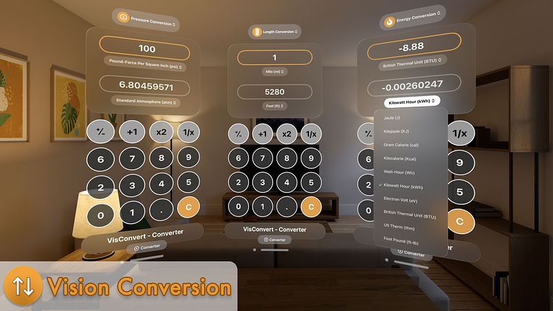 Screenshot of VisConvert - Conversion