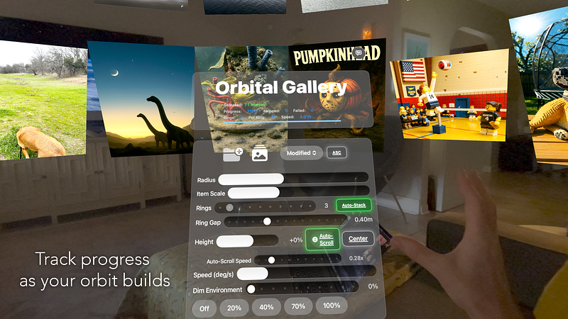 Screenshot of OrbitalGallery