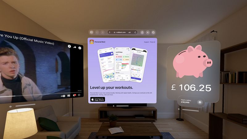 Screenshot of SalaryPig