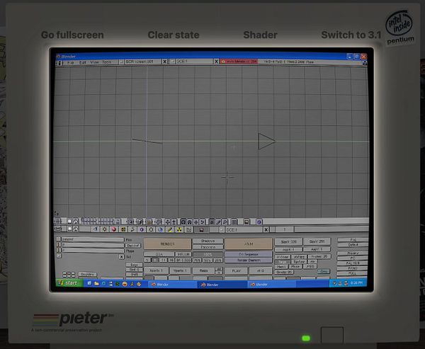 Screen capture of a Windows XP desktop showing Blender 2.70 installation in progress with the Windows Explorer window open.