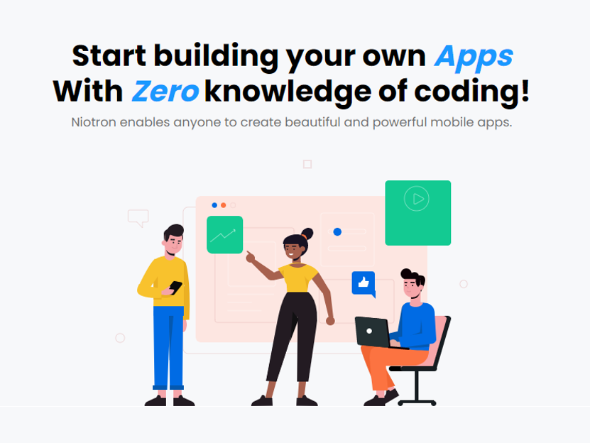 Niotron No Code Android App Builder BetaList