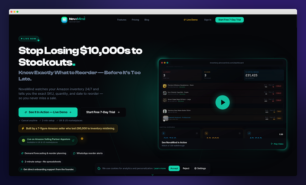 NovaMind Inventory Intelligence