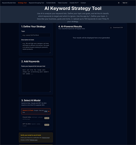 Keyword Universe