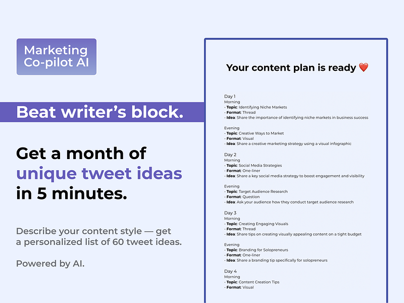 Marketing Co-Pilot AI