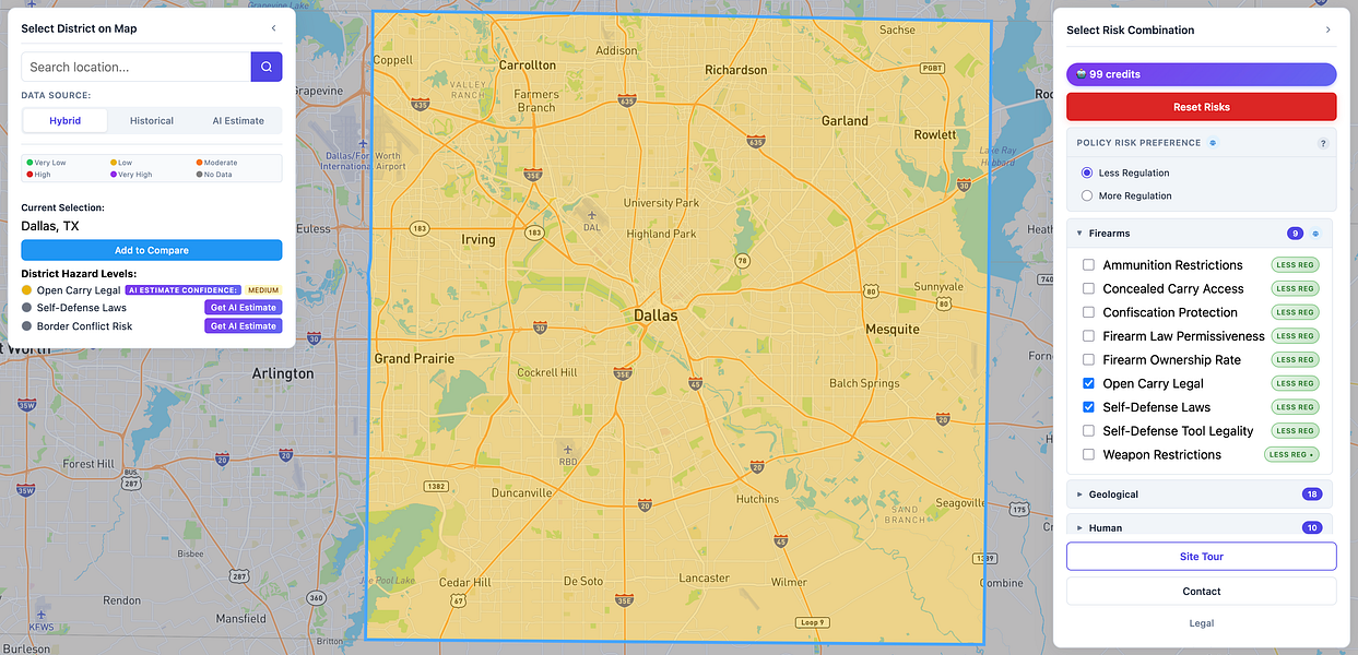 Location Risks: The only risk map that adapts to your | BetaList