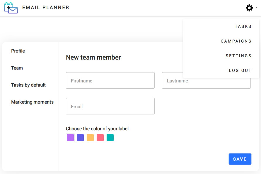 Email Planner