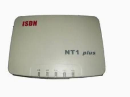 An ISDN modem labeled 'NT1 plus'.