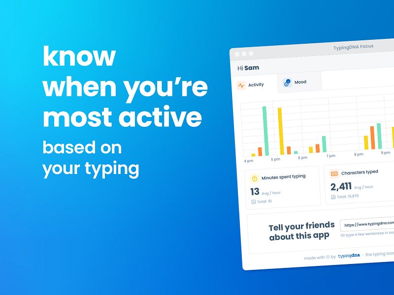 TypingDNA Focus