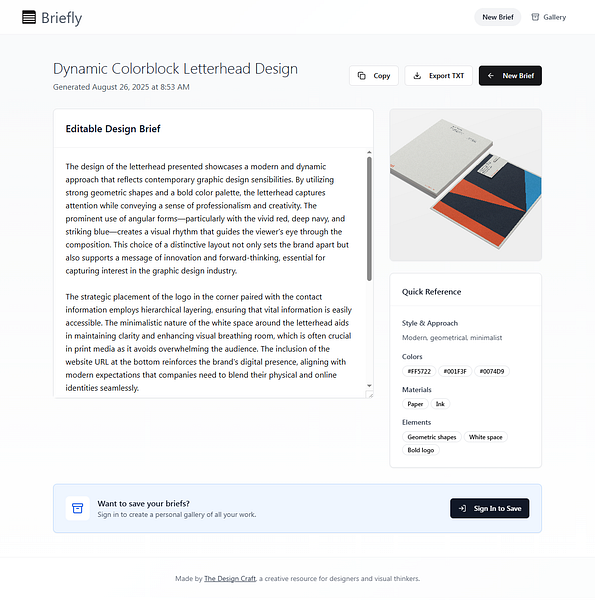 Briefly: Turn your project visuals into clear, professional | BetaList