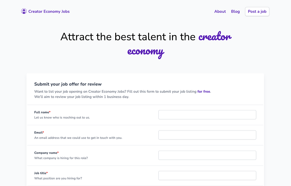 Creator Economy Jobs