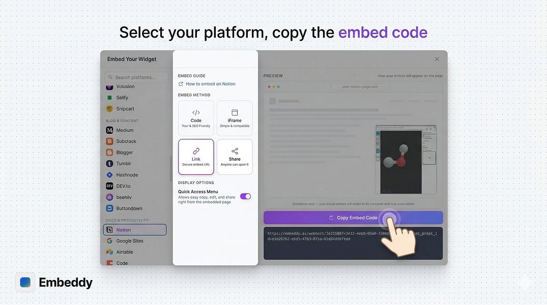 Embeddy