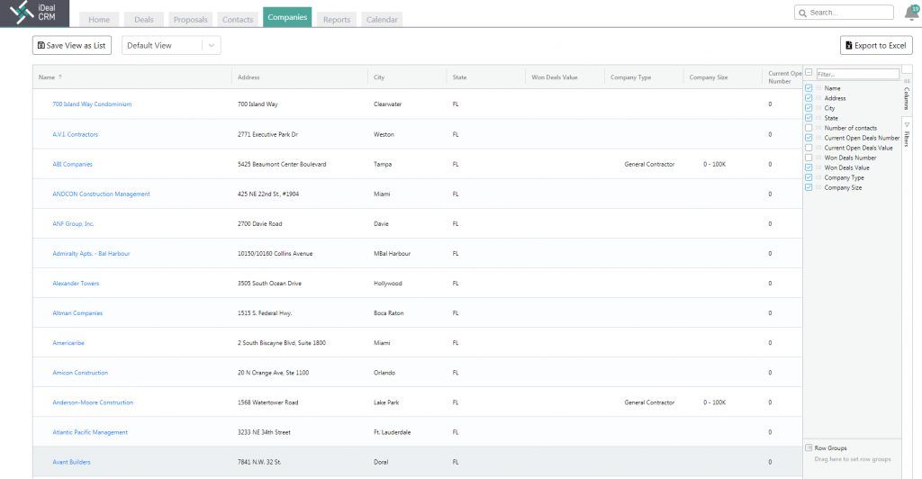 iDeal CRM for Contractors