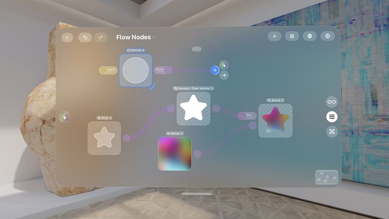 Screenshot of Flow Nodes