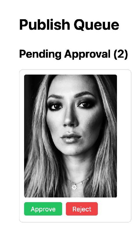Mobile app screenshot showing an interface to add and publish a photo to the Community gallery with relevant UI elements.