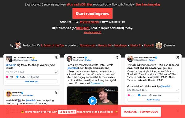 The image features a social media interface displaying testimonials from various users about a product or service.