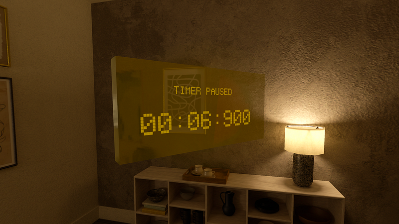 Screenshot of Digital Clock XR