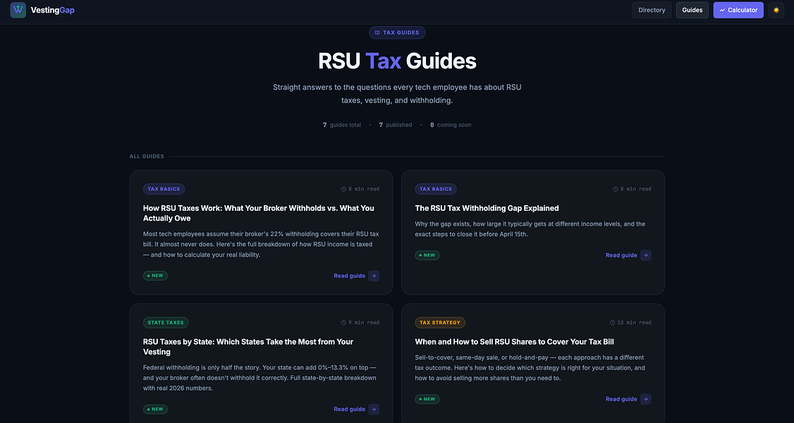 Vesting Gap