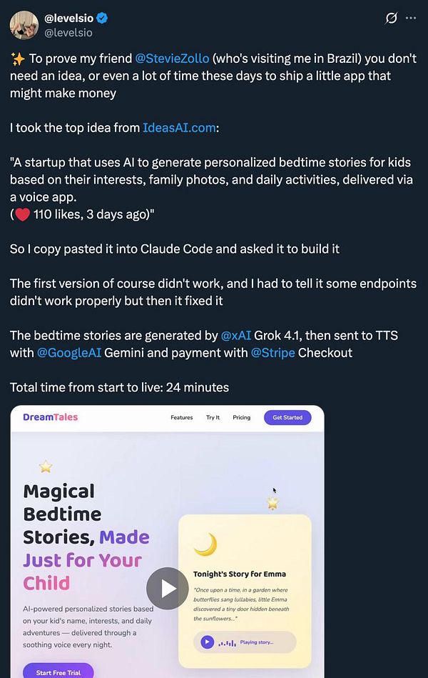 Mobile app interface of Dreamtales showing themed bedtime stories for kids with colorful fantasy illustrations and a friendly UI.