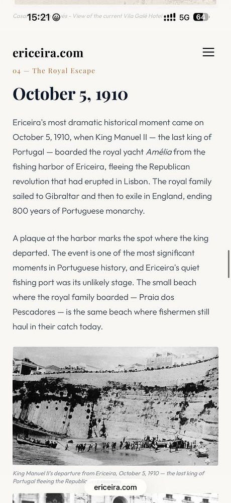 Ancient map depicting the historical region of Ericeira and surrounding areas during the Phoenician era.