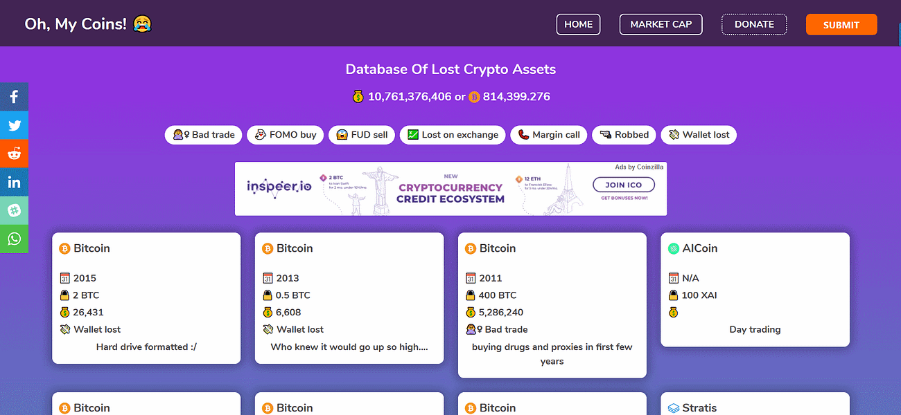 Oh, My Coins!