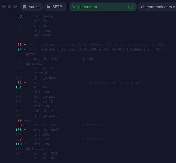 User interface screenshot of a JavaScript code playground with a multi-tabbed editor and preview pane showing a webcam feed and terminal.