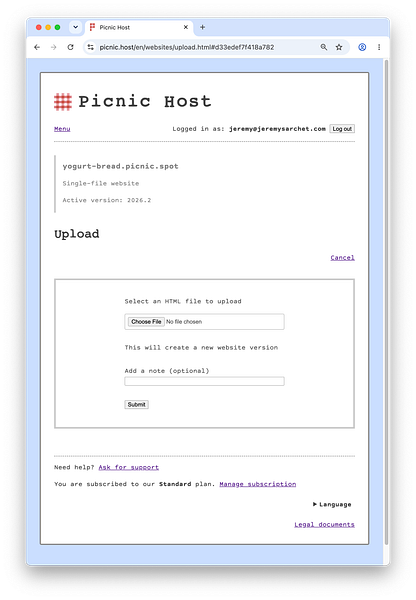 Picnic Host