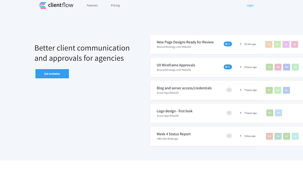 ClientFlow: Better client communication and approvals for | BetaList