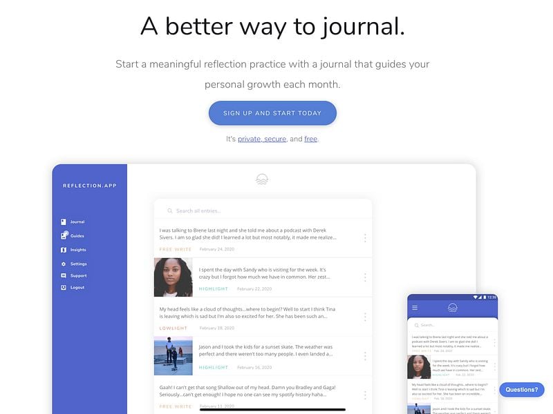 Reflection.app