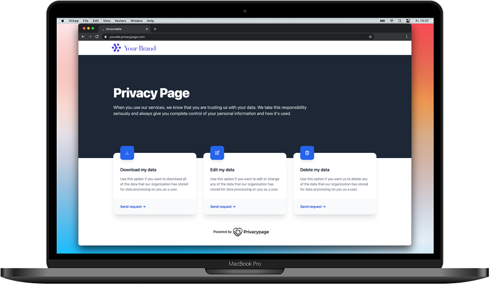 Privacypage