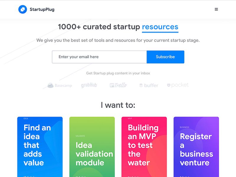 Startup Plug