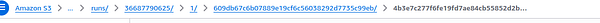 A web browser window displaying a deep nested URL path in an Amazon S3 console interface.