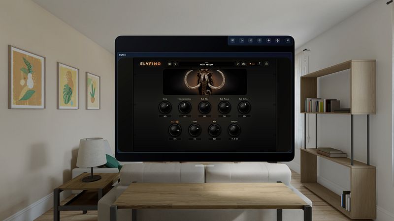 Screenshot of AU Studio