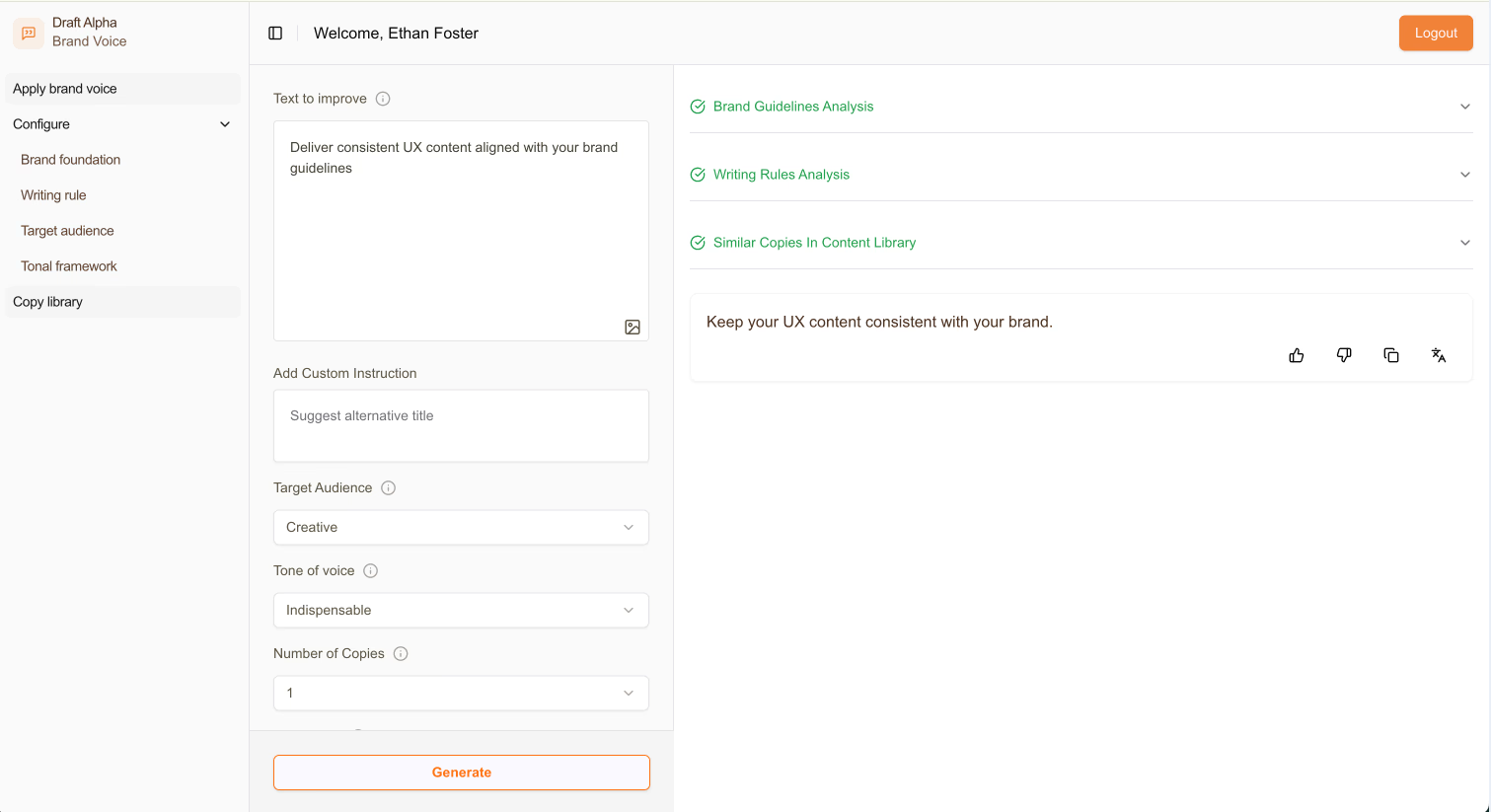 Draft Alpha: Draft Alpha helps you create your first brand | BetaList