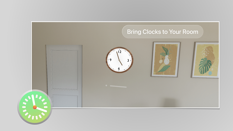 Screenshot of Clock Space