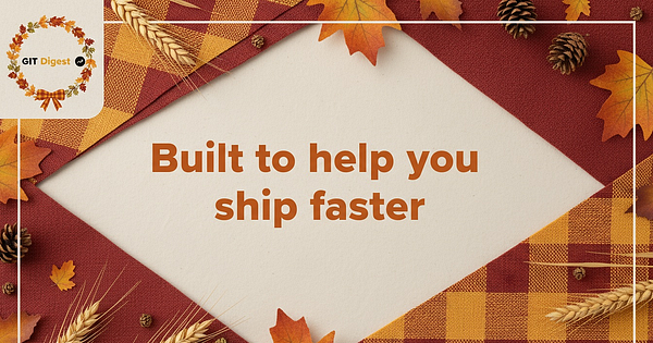 The image features a seasonal design with a prominent message about efficiency.