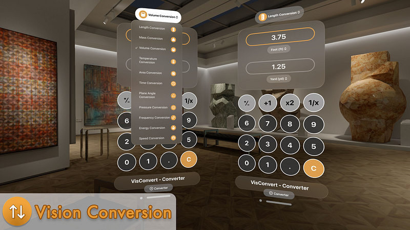 Screenshot of VisConvert - Conversion