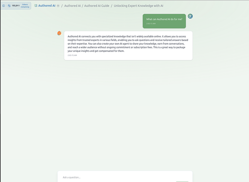 Authored AI