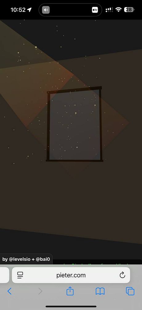 A digital rendering of a window with sunlight streaming through it, set against a dark background.