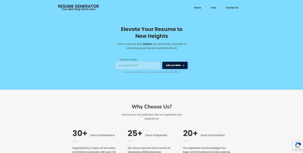 Resume Generator