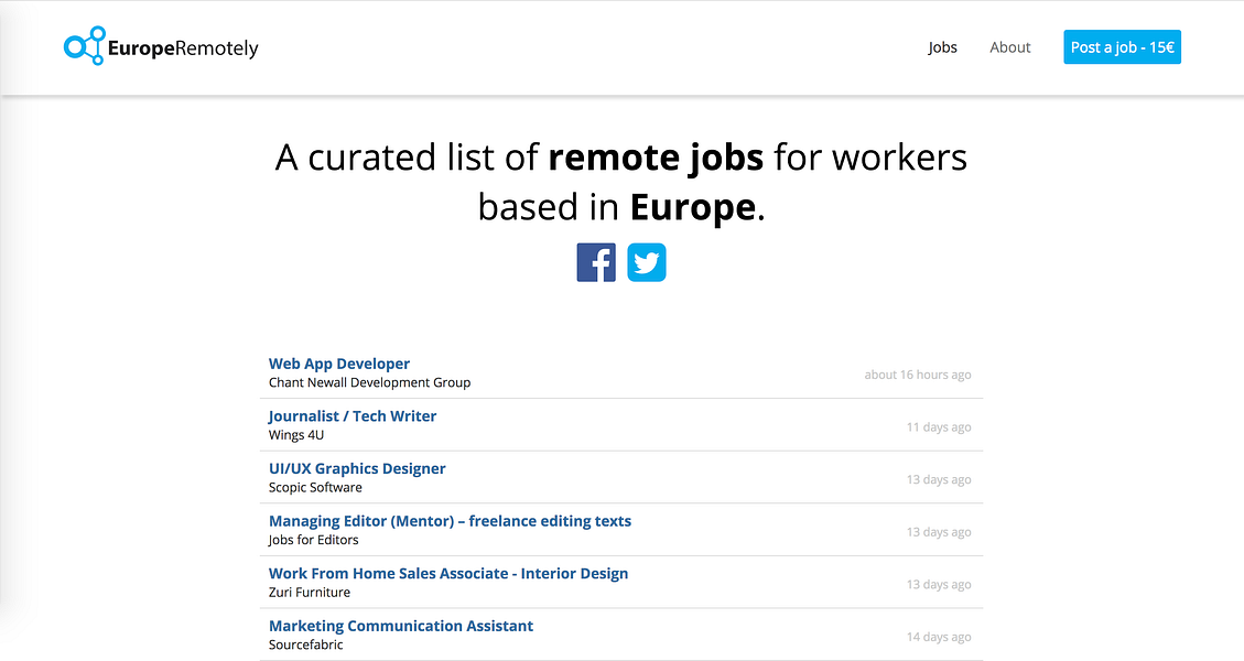 Europe Remotely