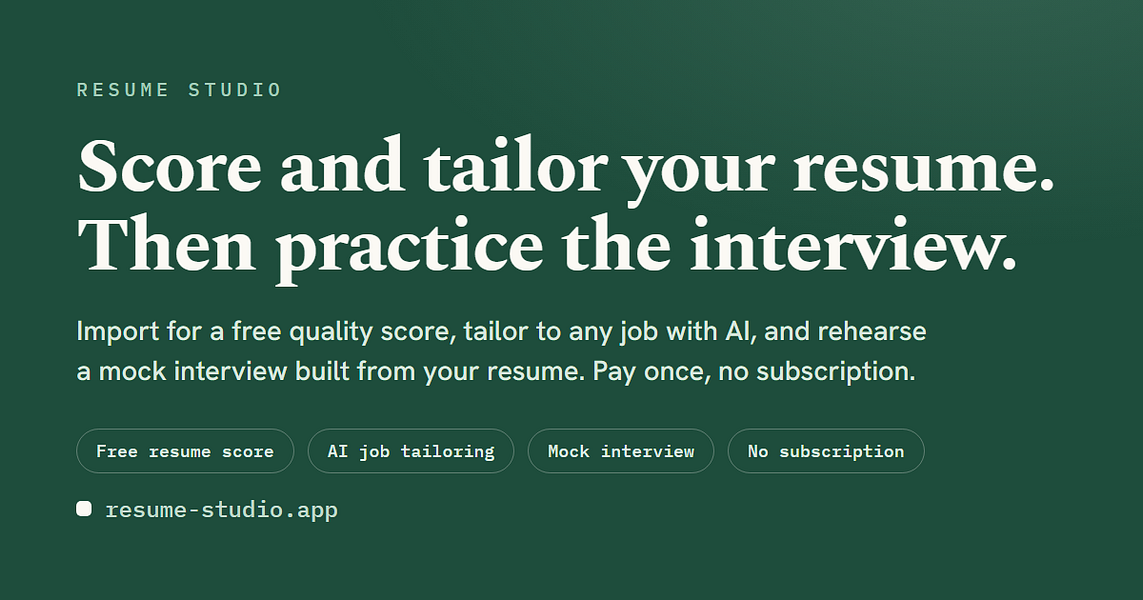 Resume Studio