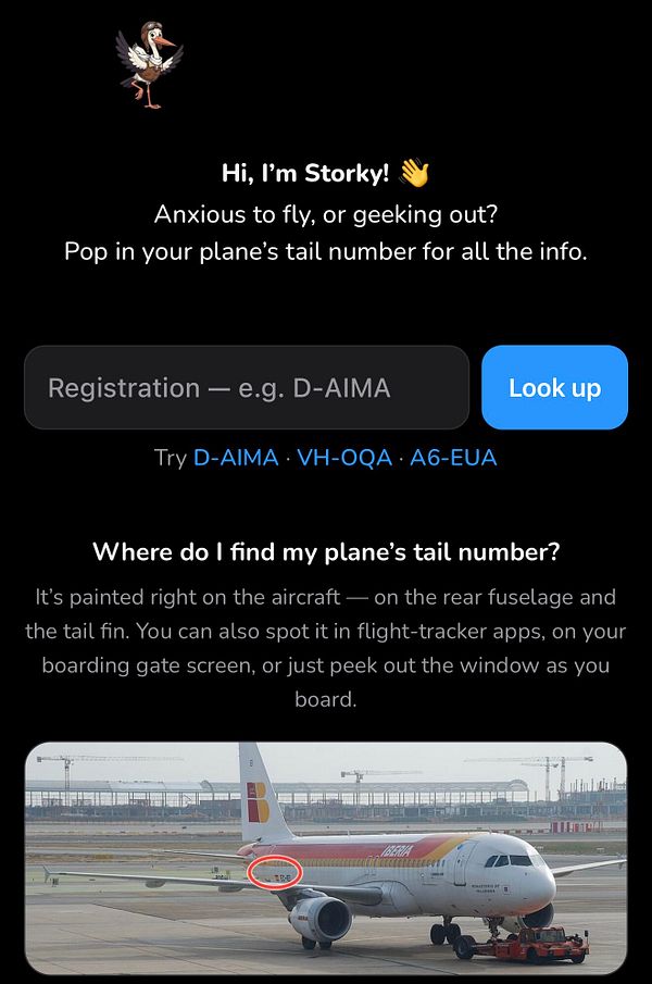 Dashboard interface displaying a flight information widget with airplane details and metrics.