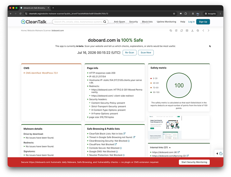 Online Malware Scanner & Security scanner